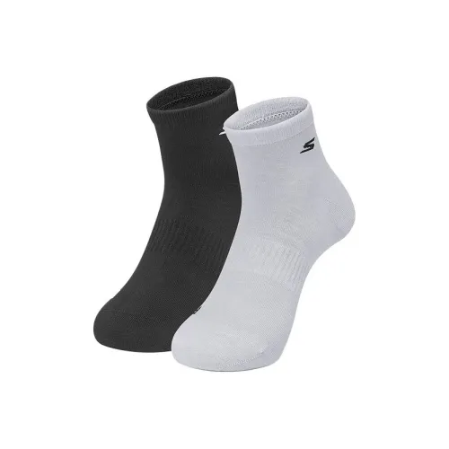 Skechers Comfort Sports Series 2 упаковки Светлый Mist Серый/Черный/05U8 Мужские носки