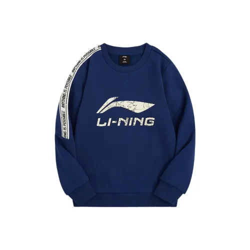 LINING Темно-синий Унисекс Толстовки