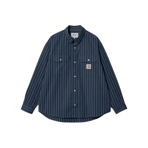 Carhartt WIP Рубашка Мужская Темно-синяя