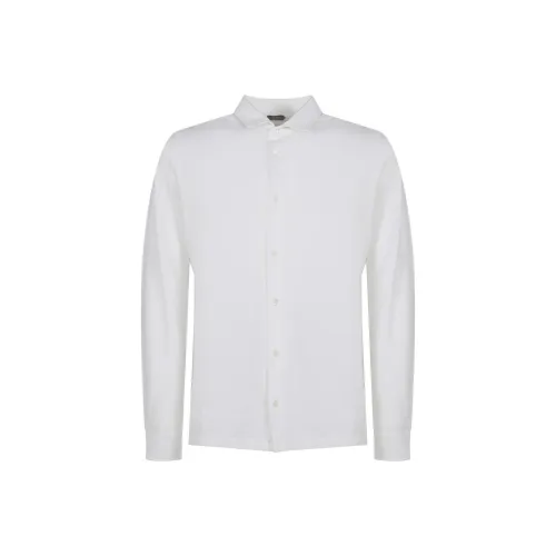 Zanone Белые Мужские Рубашки