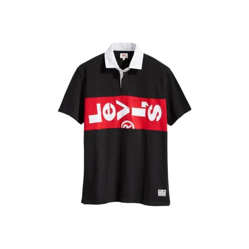 Levis Мужская черная поло