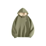 Флисовая подкладка, серо-зеленый цвет с горошком (ручной логотип на груди "Жизнь" _ логотип на ручной подписи "Жизнь" на спине)