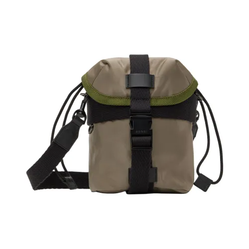 Сумки через плечо Sacai из нейлона сумка на плечо обычная мужская цвет тауповый и черный