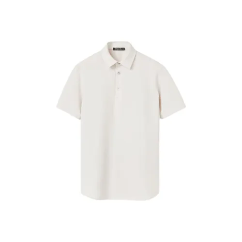 Loro Piana Бежевая Мужская Рубашка Поло