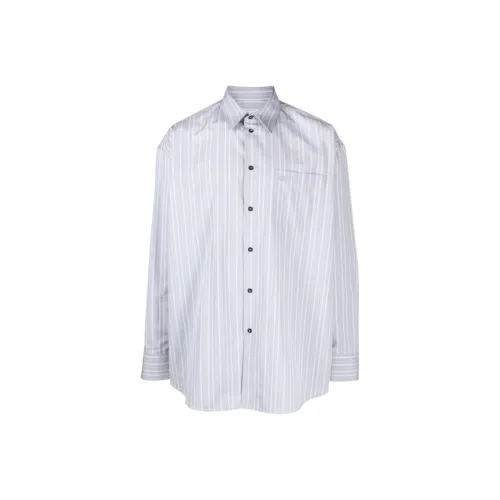 Off White Shirt Loose Fit Men's White
