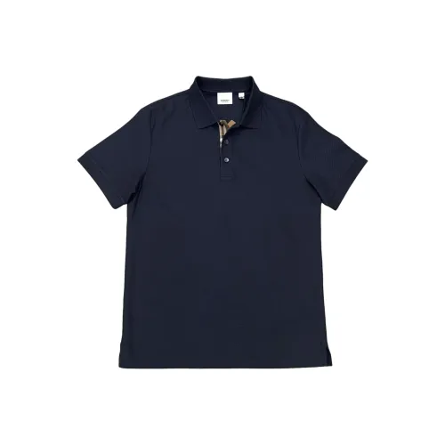 Burberry SS24 Поло Мужское Синее