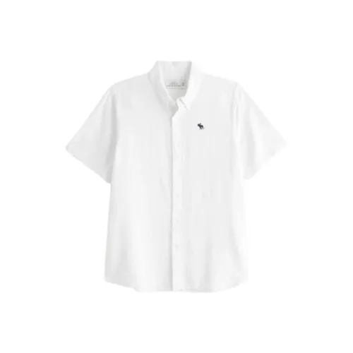 Abercrombie＆Fitch Рубашка Мужская Белая