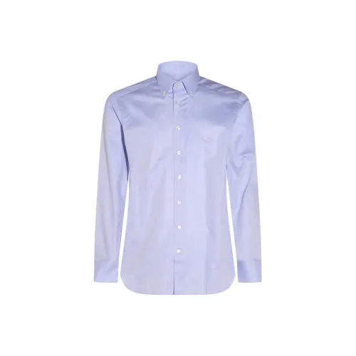 ETRO Светло-синие Мужские Рубашки