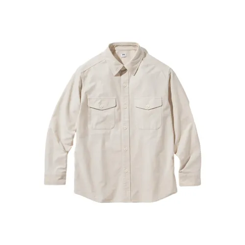 UNIQLO Сливочный Мужская Рубашка