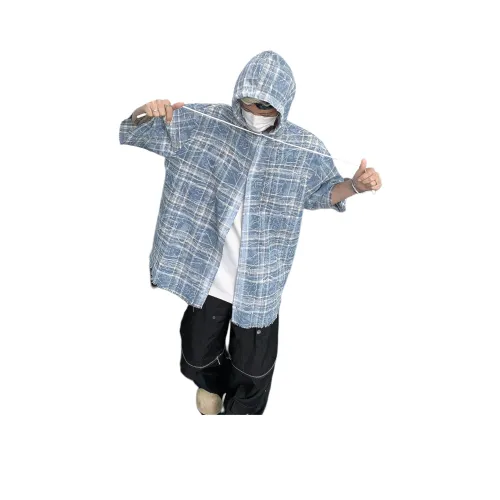 COMOWA Синие Унисекс Рубашки