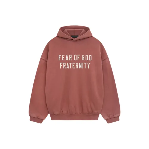Fear Of God Essentials Heavy Fleece Свитшот Мужской Малиновый