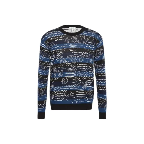 KENZO Свободный крой Трикотаж Мужской Синий