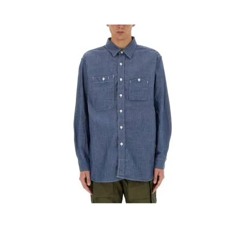 Рубашка Мужская Синяя от сотрудничества Engineered Garments