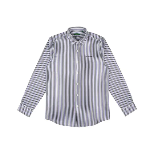 Raidy Boer Рубашка Мужская Фиолетовая Полосатая