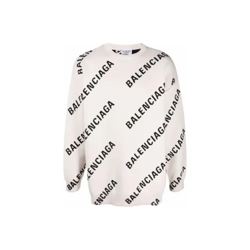BALENCIAGA Белый Унисекс Свитеры
