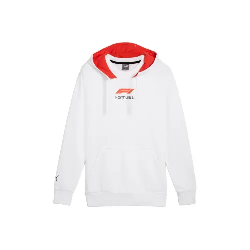 PUMA SS24 F1® Graphic Толстовка Мужской Свитшот Белый