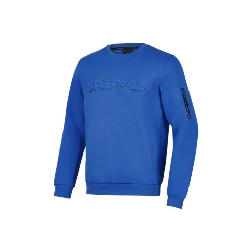 Skechers Mountain and Wild Outdoor Series Толстовка Мужской Светло-Морской Синий