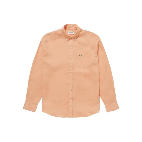 LACOSTE Collaboration Оранжевые Мужские Рубашки