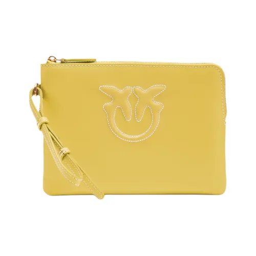 PINKO Телячья кожа Клатч Женский Желтый