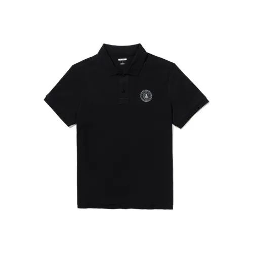 ABLE JEANS Мужская черная поло рубашка