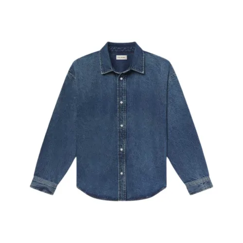 Рамка, синий, мужской, рубашки