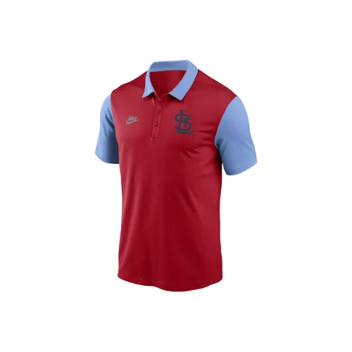 Nike MLB Коллаборация St. Louis Cardinals Cooperstown Franch Поло St. Louis Cardinals Мужской Красный