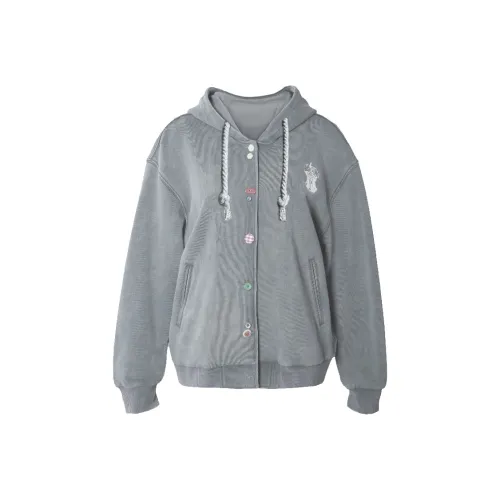 Valeria Obbaco Свитшот Унисекс Серый