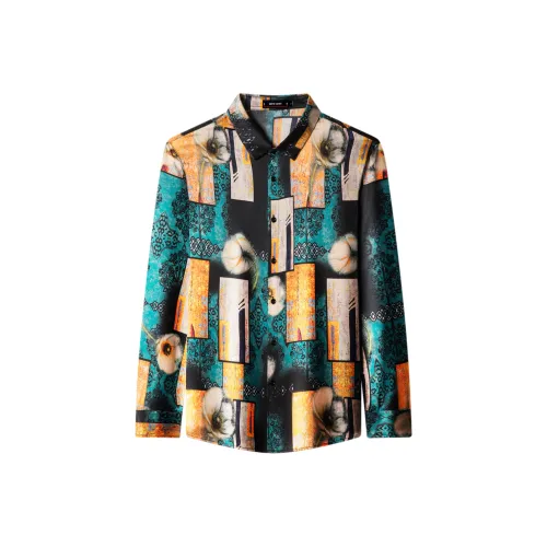 PIERRE CARDIN Рубашка Мужская Желто-Зеленая