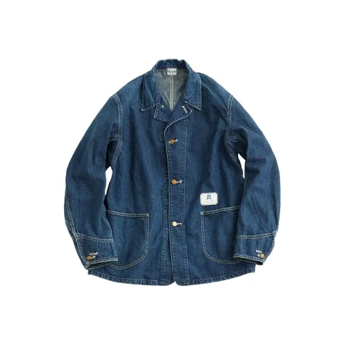 Lee United Arrows X Scye Co Бренд Темно-синий Унисекс Рубашки