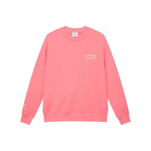 MLB Base Logo Basic Collection Cleveland Indians Свитшот Унисекс Розовый