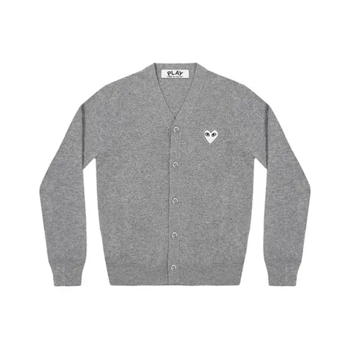CDG Play Свитер Мужской Светло-Серый