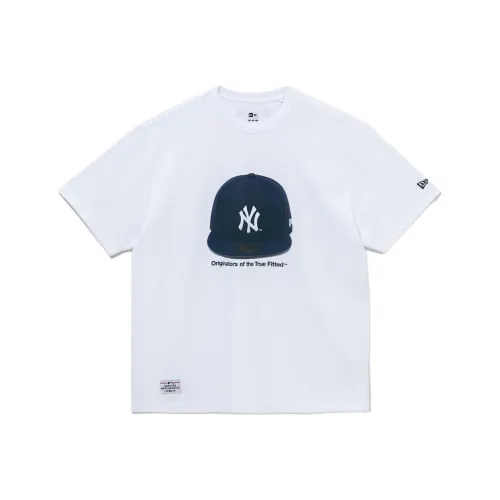 New Era Белый Унисекс Футболка