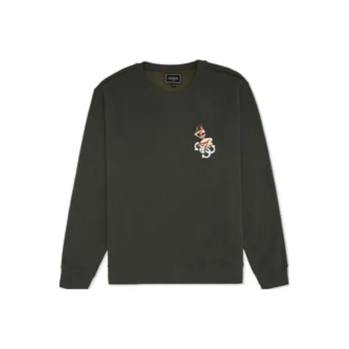 GUESS Зеленый Мужской Свитшот