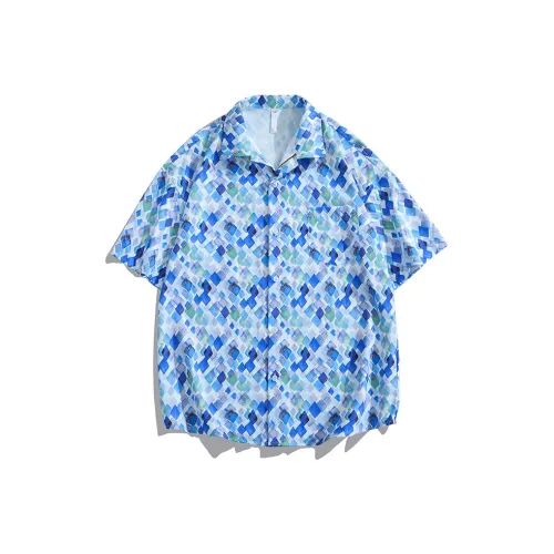 TIMD Crete Синий Унисекс Рубашки