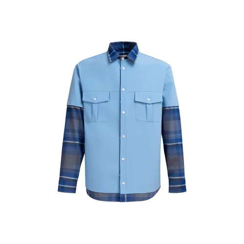 MARNI Мужские Синие Рубашки