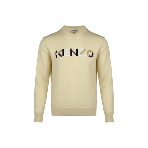 KENZO Светло-желтые мужские свитеры