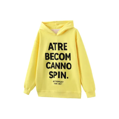 BETTERSAY Толстовка Унисекс Лимон