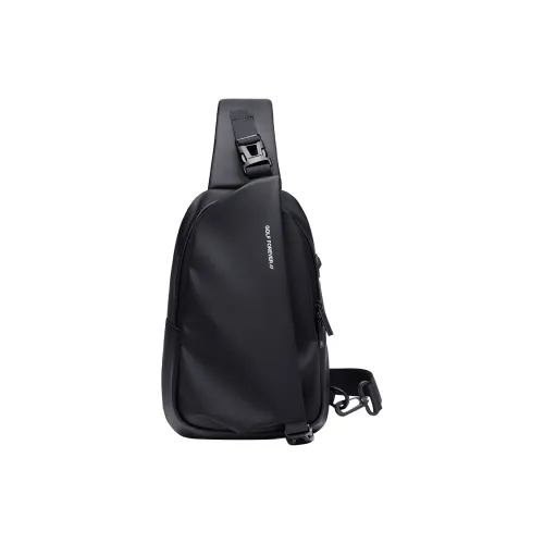 GOLF Ткань Sling Сумка Мужская Туманный Черный Элегантный Серый