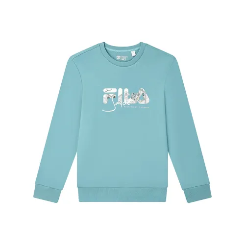 FILA Темный Прозрачный Синий Мужской Свитшот