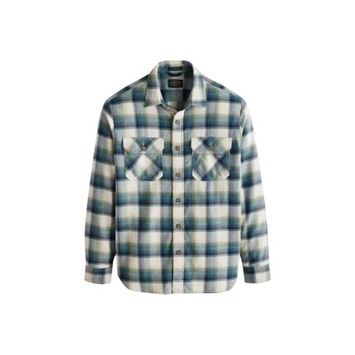 Pendleton Бирюзовый Мужской Рубашки