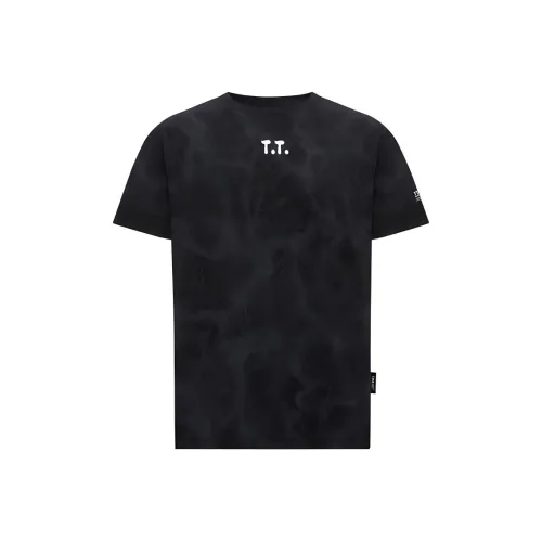 TSMLXLT T-рубашка мужская черная Tie Dye