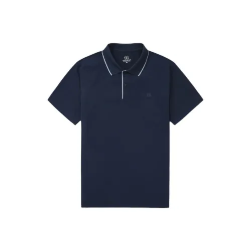 KOLON SPORT Морской Синий Мужская Рубашка Поло