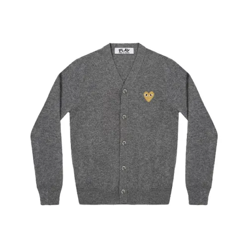 CDG Play Серый Мужской Свитеры