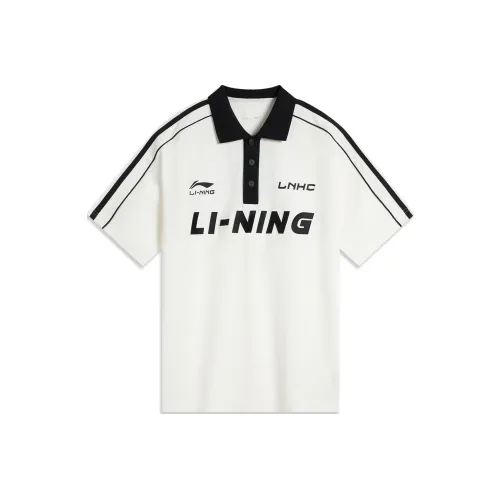 LINING Sports Life Collection Айвори Мужская Поло