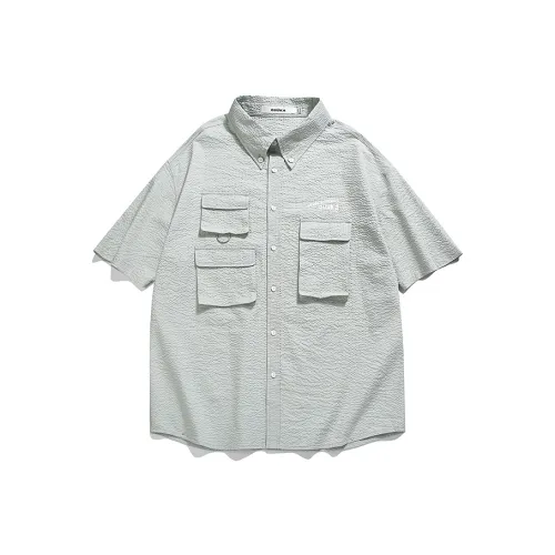 GUUKA TECH Рубашка Мужская Светло-Зеленая