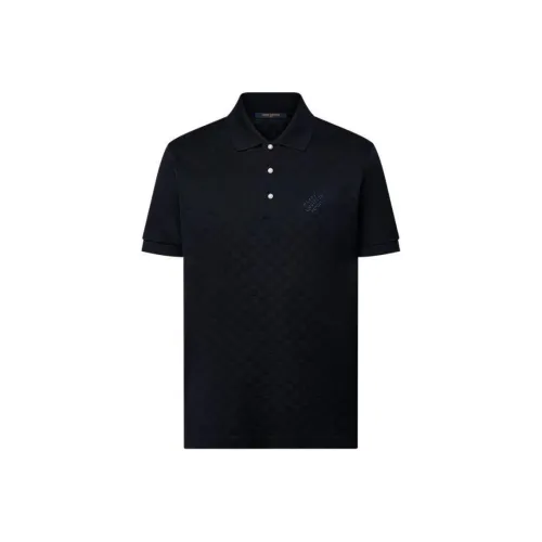 LOUIS VUITTON SS24 Поло Мужское Черное