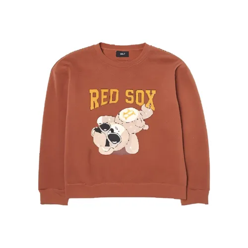 MLB Boston Red Sox Большой MEGABEAR OVER Форма Свитшот Унисекс Коричневый