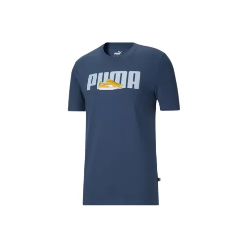 PUMA Tennis Design T-Shirt Мужская Ink Синий