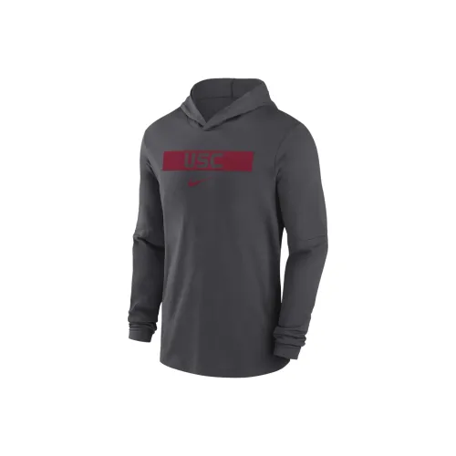 nike Dri Fit College USC Trojans Sideline Свитшот Мужской Антрацит