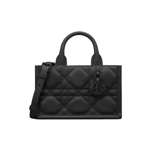 DIOR BookTote Коровья кожа Тоут Сумка Сумка для покупок Сумка Мини Женская Черная
